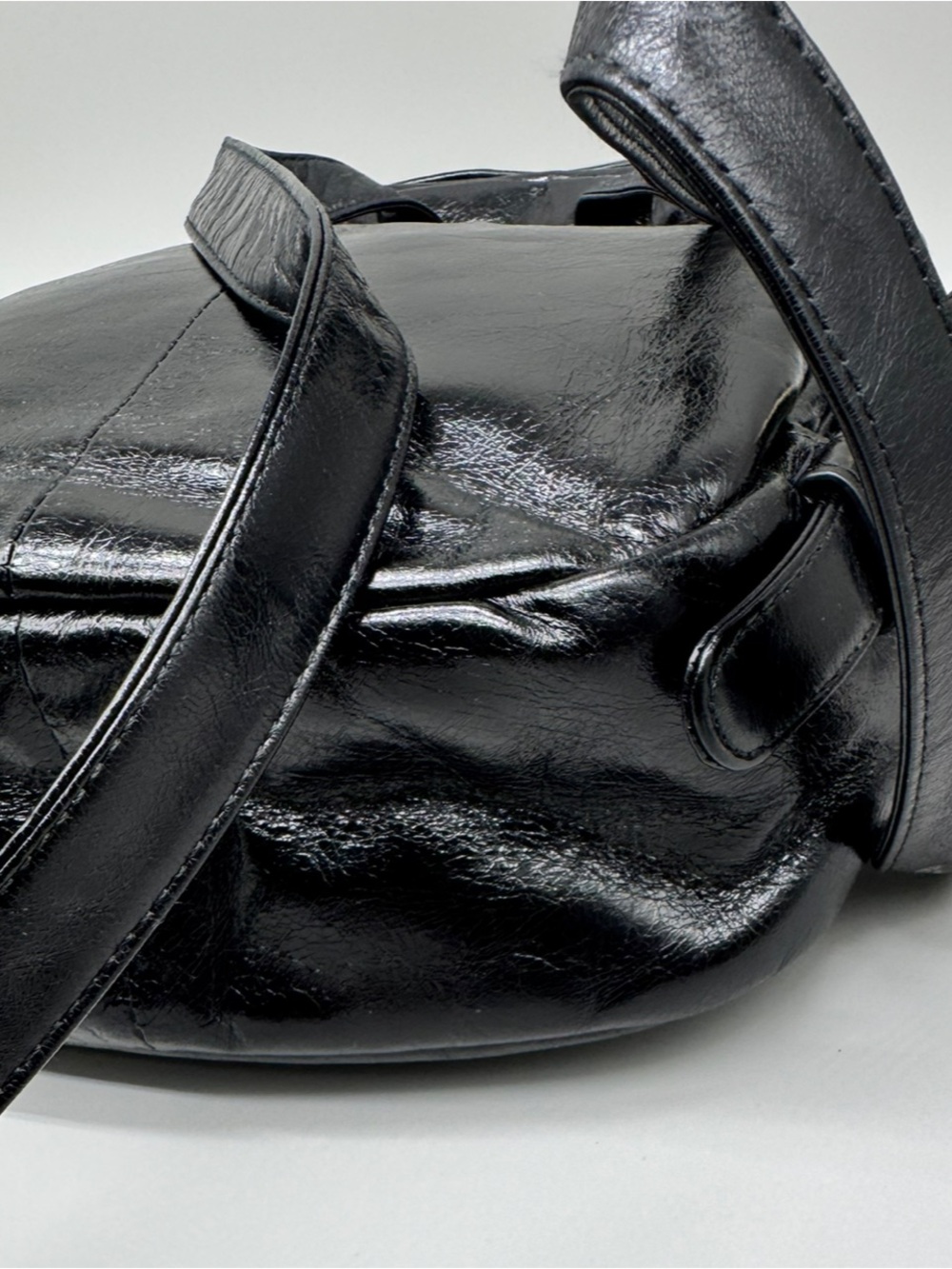 Hobo International Hogan Classic Black Mini Leather Backpack - Picture 6 of 9
